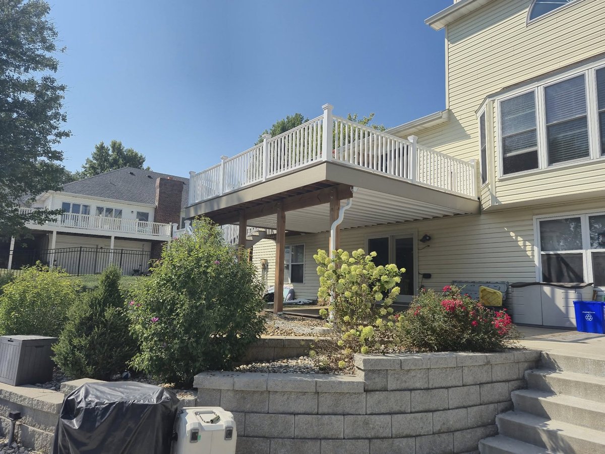 Deck Replacement with DrySpace & Lighting - Cottleville, MO