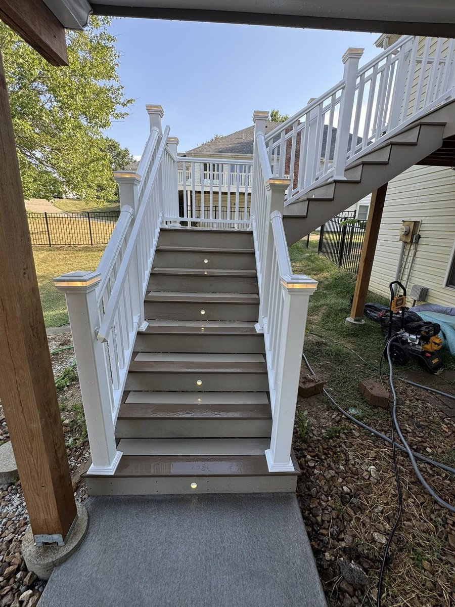 Deck Replacement with DrySpace & Lighting - Cottleville, MO