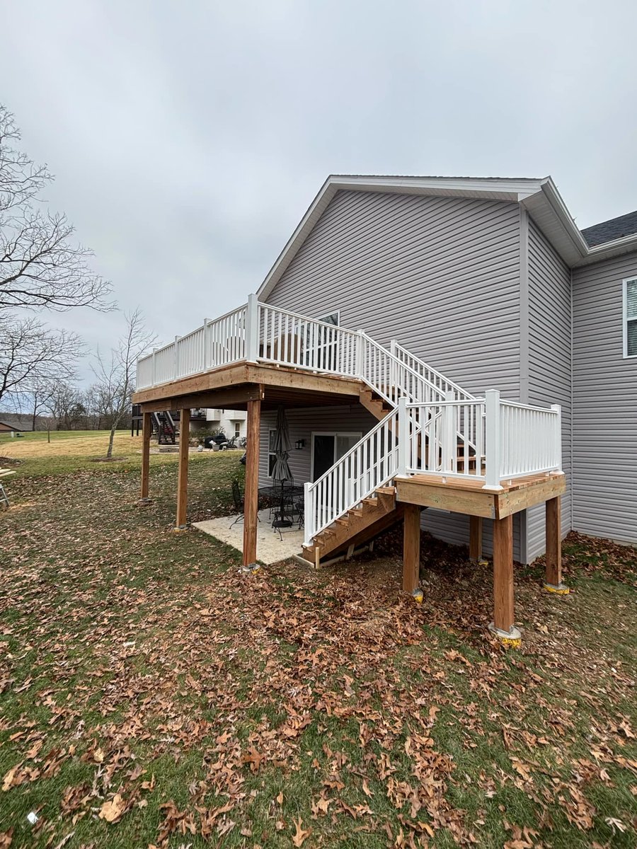 Pressure-Treated Deck Build - Foristell, MO