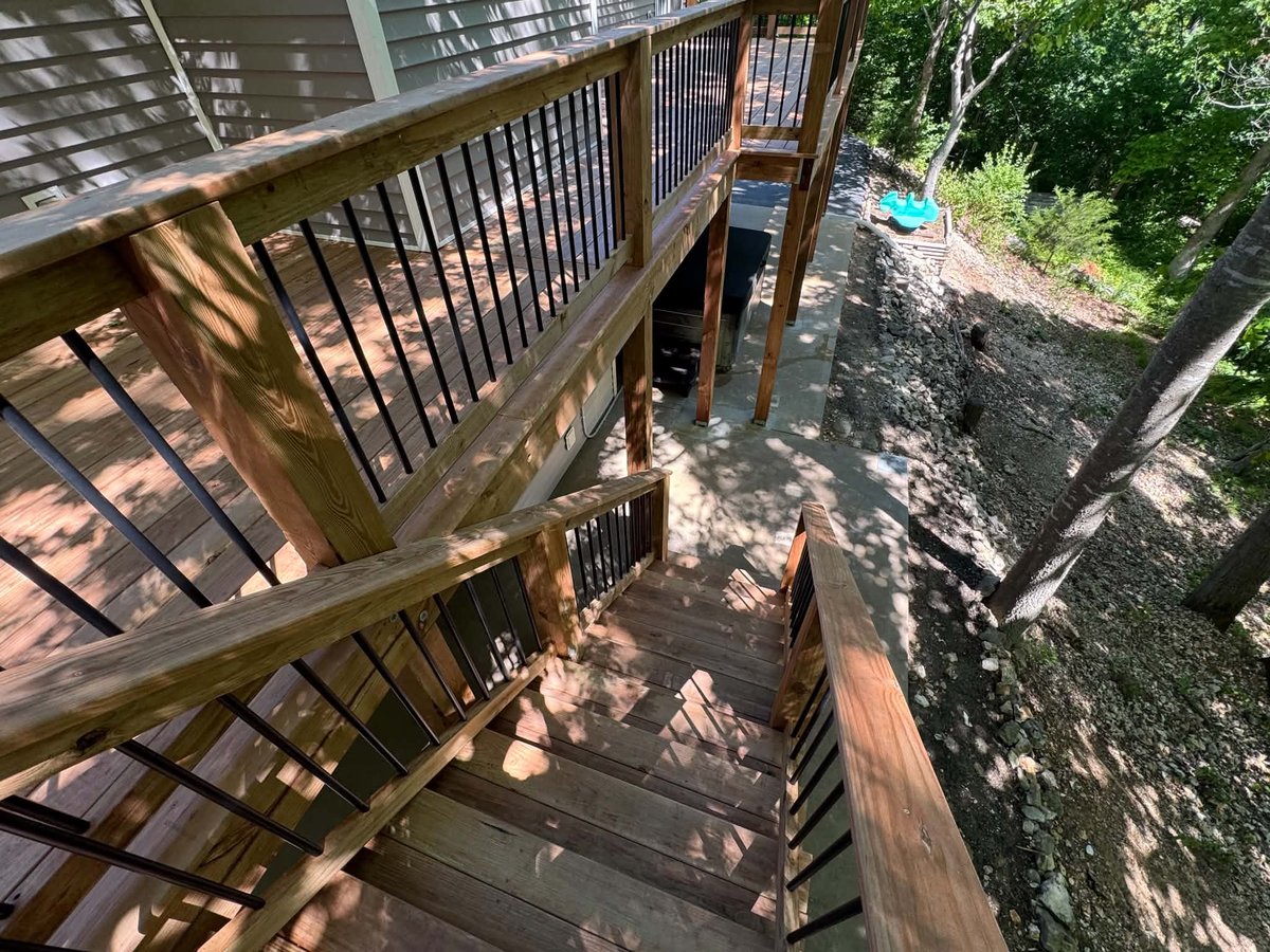 Elevated Hillside Deck Rebuild - St. Louis, MO