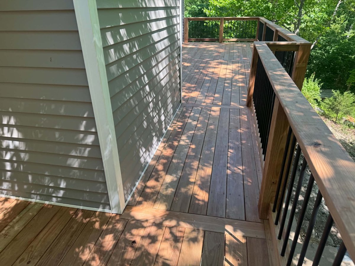 Elevated Hillside Deck Rebuild - St. Louis, MO