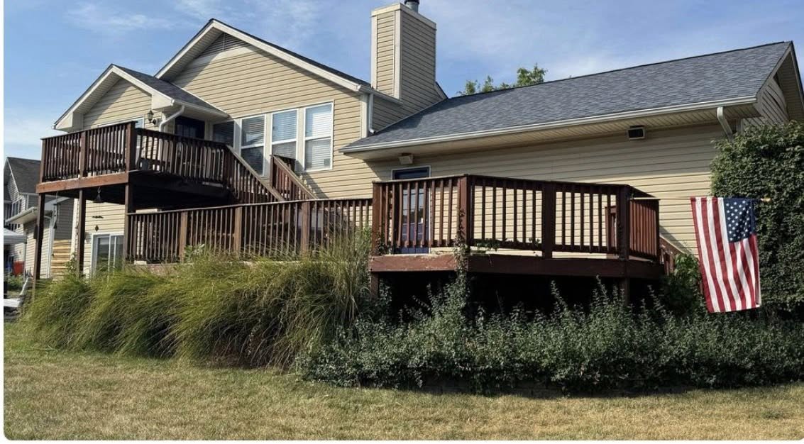 Pressure-Treated Deck with Picture Frame - St. Peters, MO