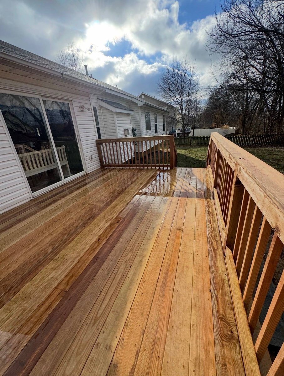 Pressure-Treated New Deck - St. Peters, MO