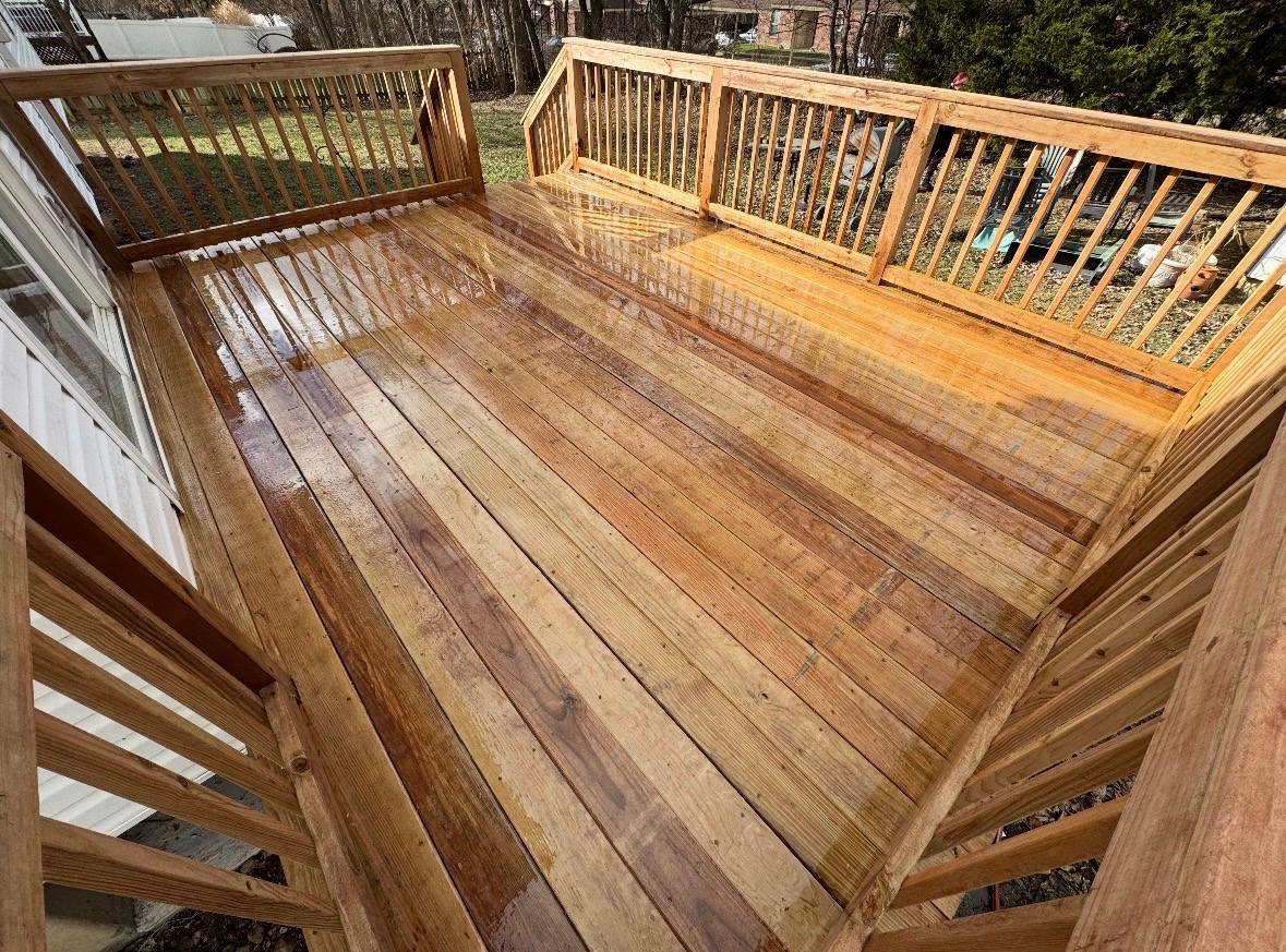 Pressure-Treated New Deck - St. Peters, MO